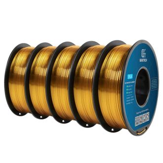 OEM Filamento Pla Per Stampa 3d Effetto Seta, 1 Kg, Materiale Biodegradabile, Colore Oro