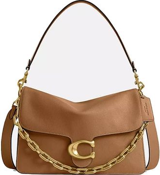 Coach Chain Tabby Leather Shoulder Bag 30