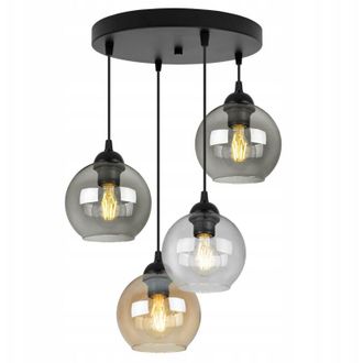 OEM L&aacute;mpara Colgante Moderna Con Bola De Cristal, Elecci&oacute;n De Color