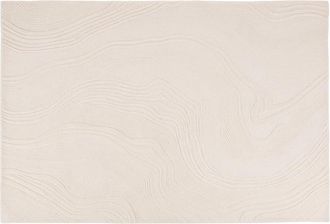 Maisons du monde Alfombra de lana tufted color crudo 160x230 cm