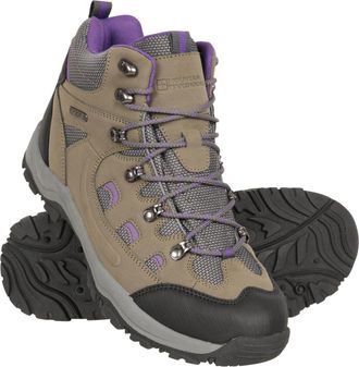 Mountain Warehouse Adventurer Womens Boots - Waterproof Rain Boots, Synthetic & Textile Walking Shoes - For Spring Summer, Hiking & Trekking Grey Adult Shoe Size 7.5