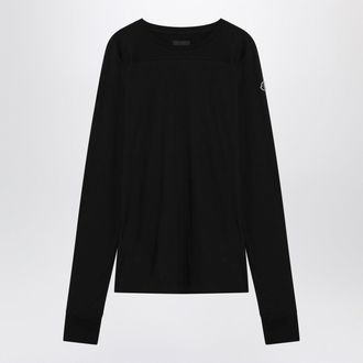Rick Owens Schwarzer Baumwollpullover
