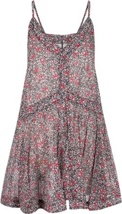 Isabel Marant Top a fiori - Nero