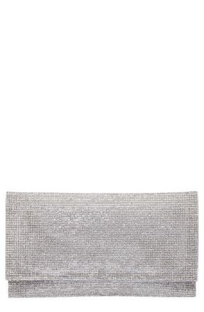 Nina Crystal Clutch in Silver at Nordstrom