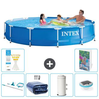 Intex Piscina Con Estructura Redonda - 366x76 Cm - 7-piezas S131