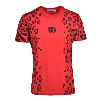 Dolce & Gabbana Heren, Tops, Rood, Maat: L Katoen