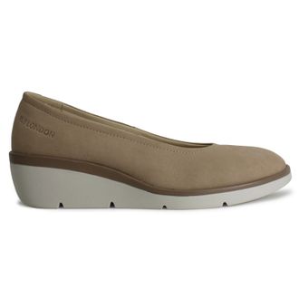 FLY London NUMA570FLY Cupido Leather Womens Comfort Shoes - Taupe - Size:UK 5