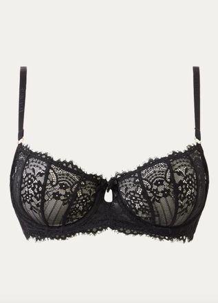 Lounge Tempt Balcony Bra - Black - 32 / DD