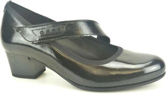 Gabor Zwarte Kant Pump met Hak - Dames - Pumps - Zwart - 38 1/2 EU - Schoenen