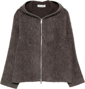 Our Legacy Full Zip Hood - Heren - Vesten met rits - Grijs - M - Wol - Hoodies & sweatvesten