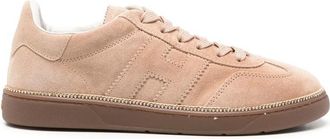 Hogan Beige Logo Sneakers