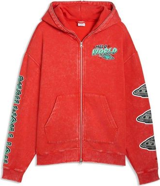 Puma Melo World Zip-Up Hoodie For All Time Red 634603-01