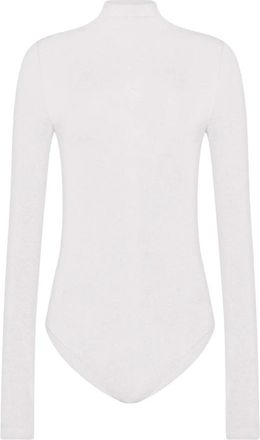 Wolford Temperatuurregulerende Body - Dames - Bodies - Wit - L - Wol - Tops