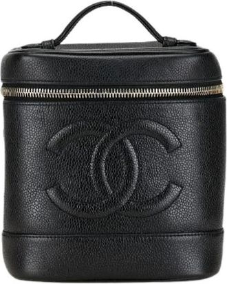 Chanel Pre-owned Handbags, female, Black, Size: ONE SIZE Pre-owned Vintage Handbag