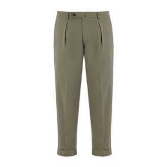 Berwick 1707 Chinos, male, Green, Size: 2XL Retro-GD Chino Trousers