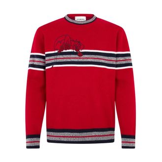 Iceberg Jersey de cuello redondo - Knitwear - Hombre - Rojo - 2XL