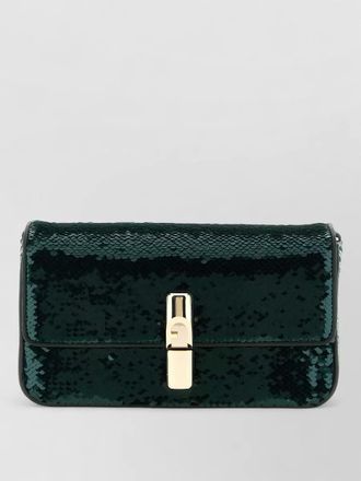 Furla iride small crossbody bag sequin strap