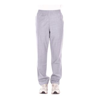Lacoste Heren, Broeken, Grijs, Maat: W30 Wol