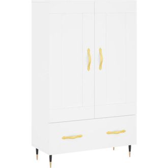 vidaXL Highboard White 69.5x31x115 cm Engineered Wood Vidaxl