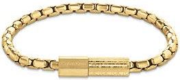Calvin Klein Goud vergulde stalen armband met rechthoekige schakels