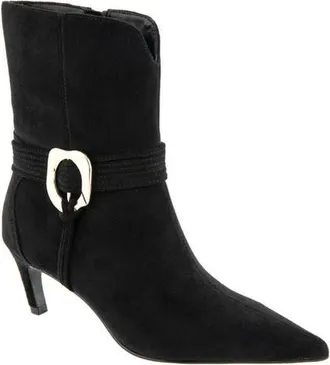 BCBGeneration Zoryn Belted Pointed Toe Boot in Black at Nordstrom, Size 6.5