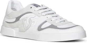 Dolce & Gabbana Mens Sneakers Portofino White Nappa Calfskin Calf Leather Trainers