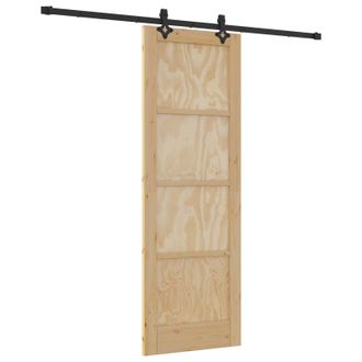 vidaXL Puerta Corredera Orkdal Natural 73,5 X 211 Cm Vidaxl