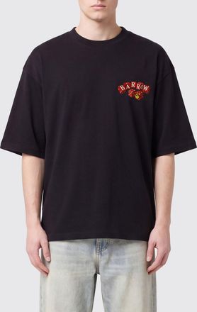 Barrow Relaxed Fit Cotton T-Shirt with Contrasting Logo