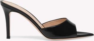Gianvito Rossi Elle 85 Mule in Black Nappa at Nordstrom, Size 39