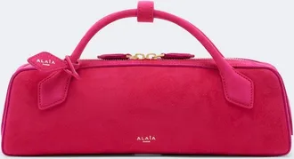 Alaia Ala&iuml;a Clutch Le Teckel Small in suede