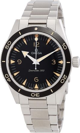 Omega Pre-owned Omega Seamaster Automatic Chronometer Black Dial Mens Watch 234.30.41.21.01.001