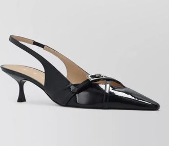 Stuart Weitzman georgie kitten heel slingback pump patent