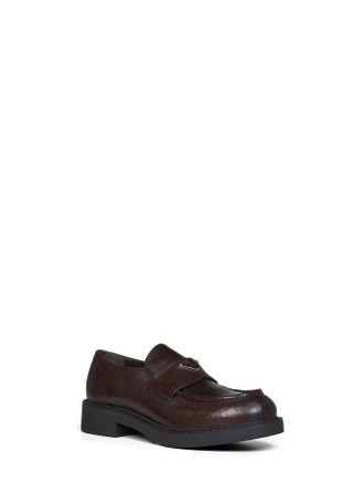 Prada Nappa Leather Penny Loafer - Brown
