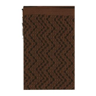 Missoni Bufanda bordada de mezcla de viscosa - Accessories - Mujer - Marr&oacute;n - ONE SIZE