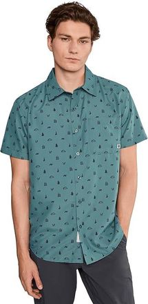 Marmot AirExchange SolarShield Novelty Short Sleeve Shirt Mens Clothing Seafloor Camping Trip : 2XL, Polyester