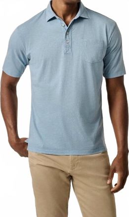 Johnnie-O Coastal Wash Polo In Maliblu