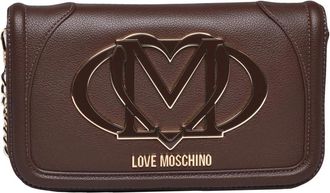 Love Moschino Tracolla Schoudertas - Dames - Schoudertassen - Bruin - ONE Size - Tassen