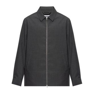 Jil Sander Giacca in Lana - - Jackets - Uomo - Grigio - L