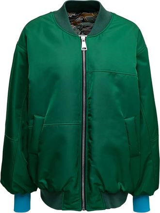 Khrisjoy Giacca con logo - Verde