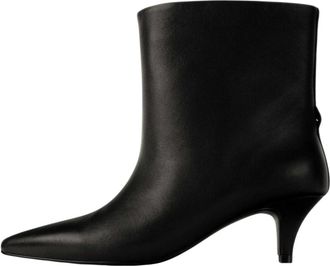 L37 Stella - Dames - Laarzen met Hak - Zwart - 39 EU - Denim - Schoenen