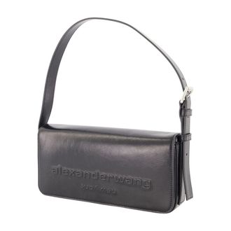 Alexander Wang Punch Flap Shoulder Bag - Black