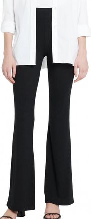 L'agence Womens Marta Flared Leg Pants In Black