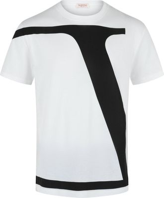 Valentino VLogo Signature Macro Graphic T-Shirt