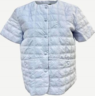 Elliott Lauren Womens Puffer Vest In Iris