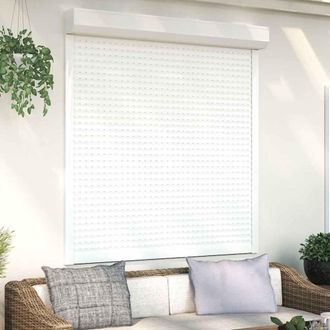 Berkfield Home Roller Shutter Aluminium 140x150 cm White