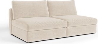 Sia Home Sof&aacute; modular 3 plazas tejido tramado tacto suave beige