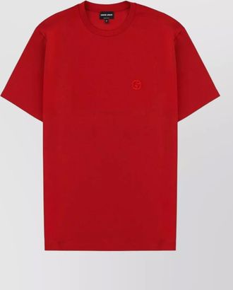 Giorgio Armani cotton logo t-shirt