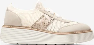 Cole Haan Womens &Oslash;riginal Grand Max Stitchlite Platform Sneakers - Beige Size 10.5