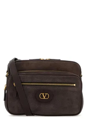 Valentino Garavani Dark Brown Antibes Small Crossbody Bag