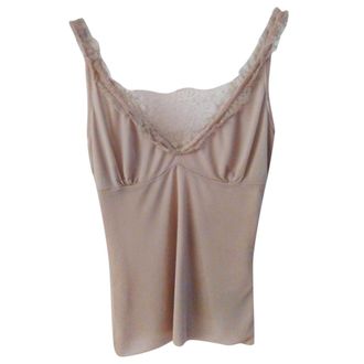 Gucci Silk Jersey Lace Detailed Top Size XS